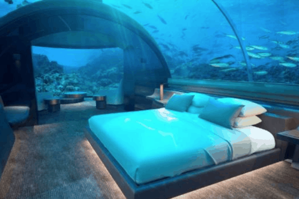 Muraka underwater bedroom | Origin Fire